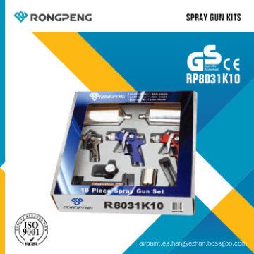 Rongpeng R8031k10 10PCS Air Spray Gun Kits Pistolas de aire